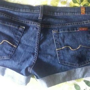 7 For All Mankind Denim Shorts